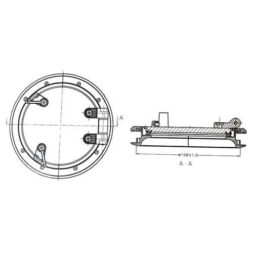 VENTIL ALU DIA 215MM